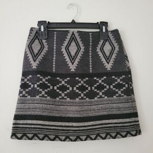 Kenar Mini Skirt 2 Gray/Black Tribal